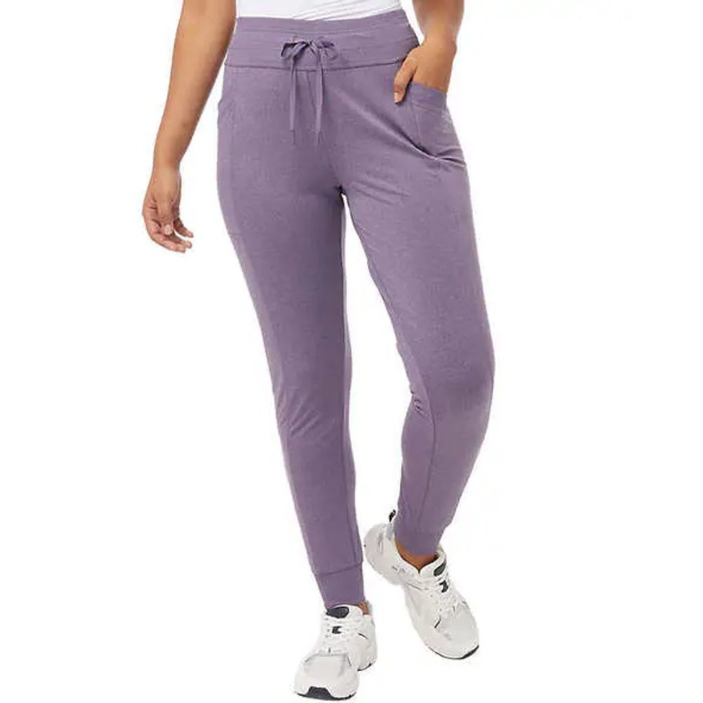 NWoT 32 DEGREES Heat Womens Side Pocket Jogger Heather Violet Size XL $50 1HL101